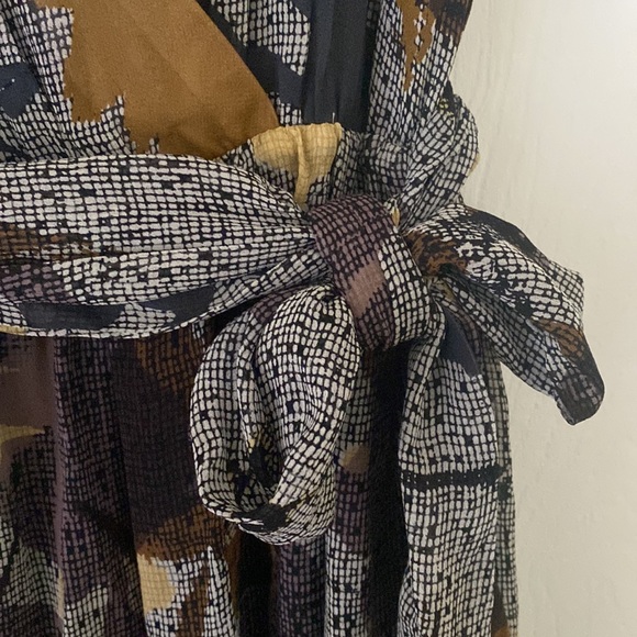 Anthropologie Maeve Silk Floral Dress - Picture 3 of 13